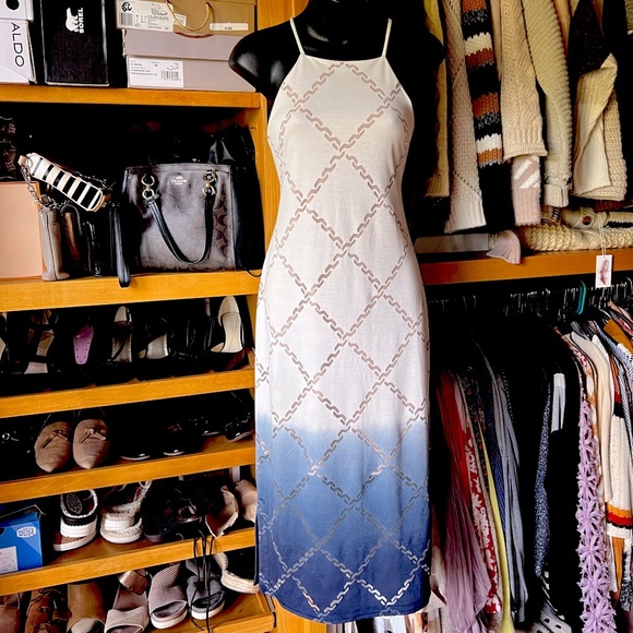 ⭐️BOGO FREE⭐️ ANA Ombré Midi Dress - Picture 1 of 14